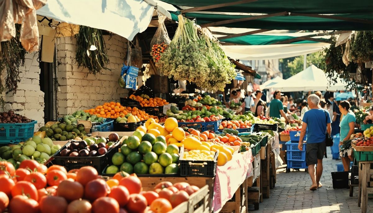 Hafta Sonu Pazarlarında Renkli Alışverişin Keyfi