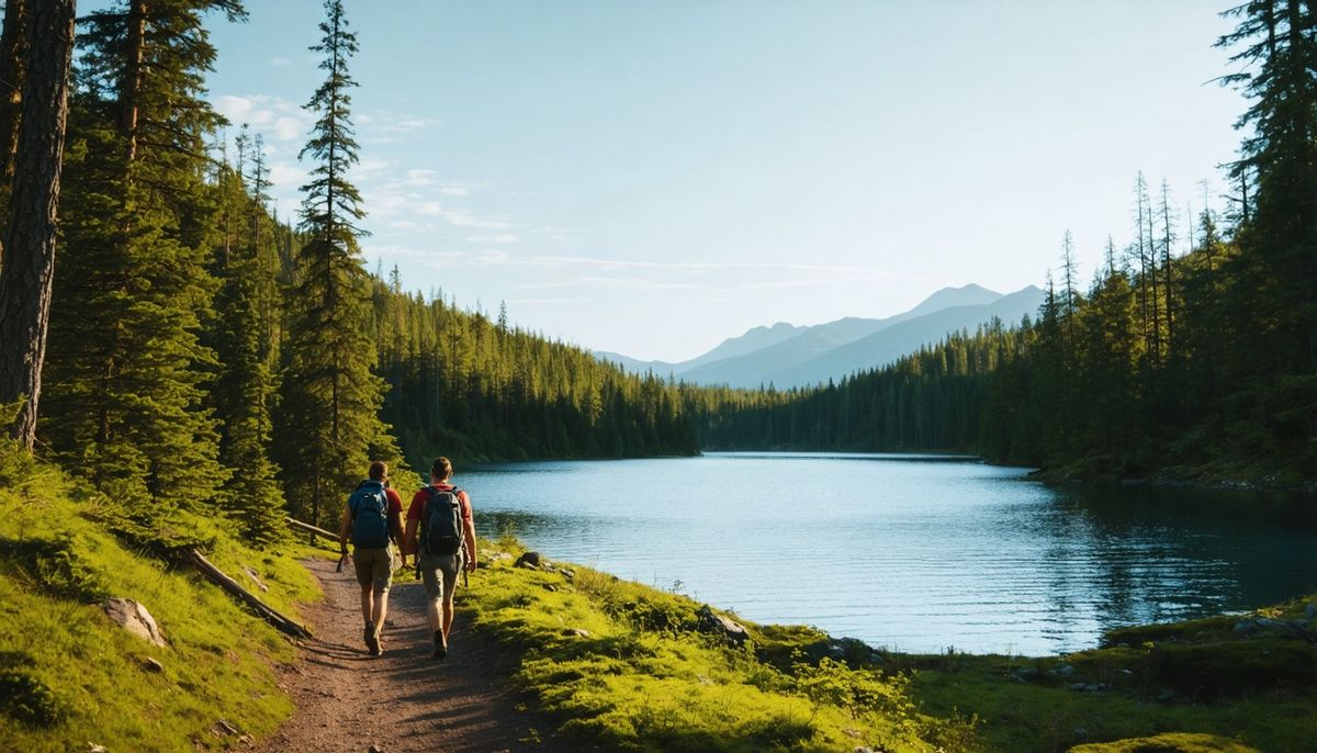Şehre 1 saat uzaklıktaki göl ve orman rotaları nasıl bulunur?