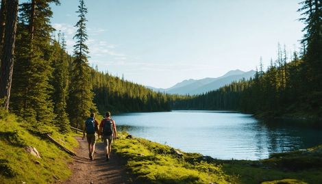 Şehre 1 saat uzaklıktaki göl ve orman rotaları nasıl bulunur?